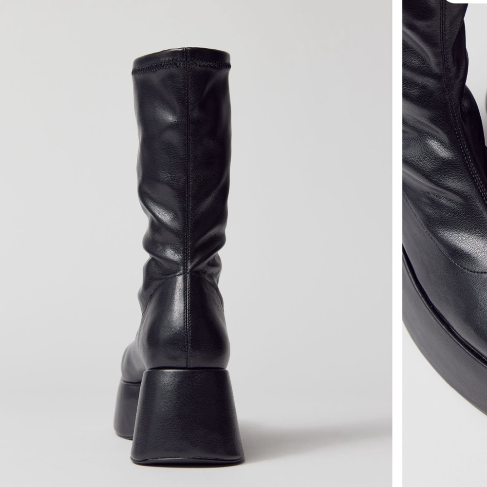 Uo Black Simone Platform Boot - image 4
